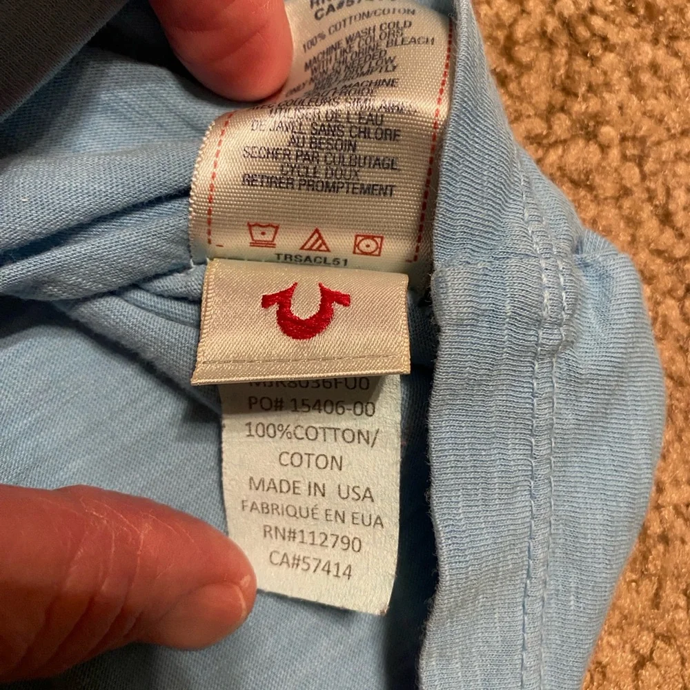 True Religion Blue The Original Graphic Tee